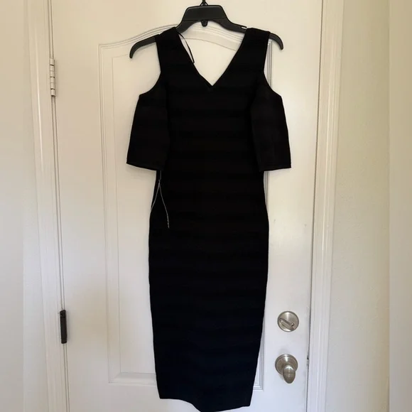 princess polly baby blue dress 1960s Norman Norell Structured Black Dress – Shrimpton Couture